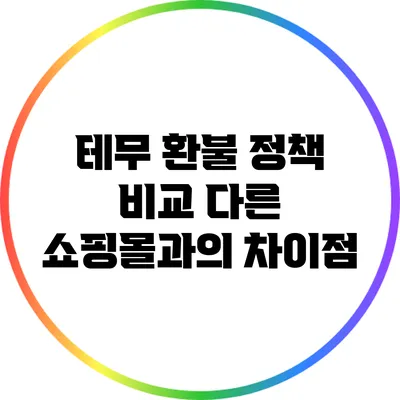 테무 환불 정책 비교: 다른 쇼핑몰과의 차이점